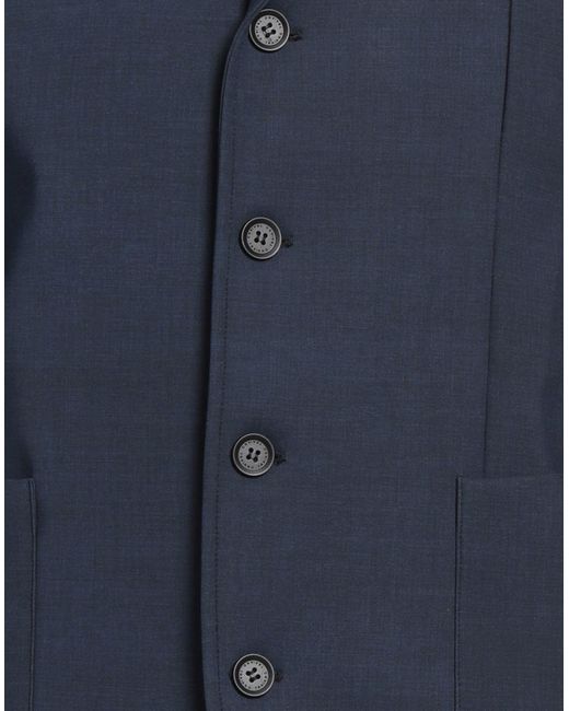 Traiano Blue Blazer Polyimide, Elastane for men