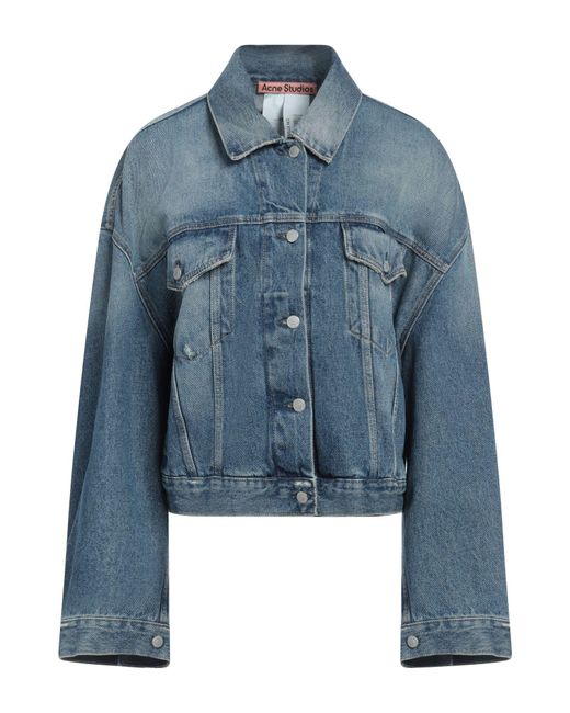 Acne Blue Denim Outerwear