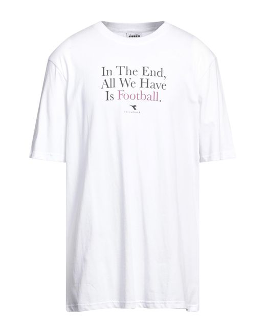 Diadora White T-shirt for men