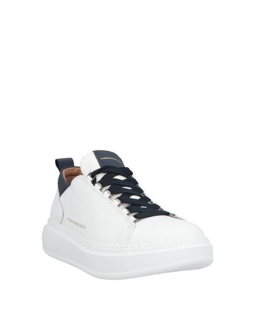 Alexander Smith White Sneakers Leather for men