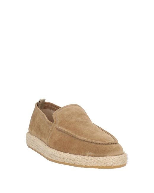Officine Creative Natural Loafers Leather for men