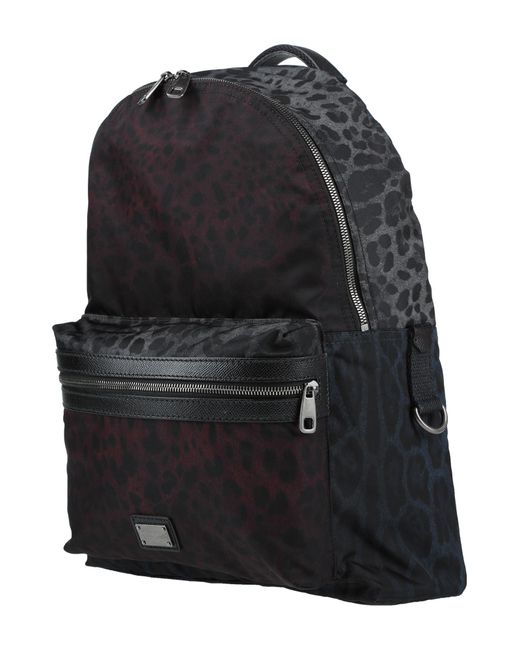 Dolce & Gabbana Black Backpack for men