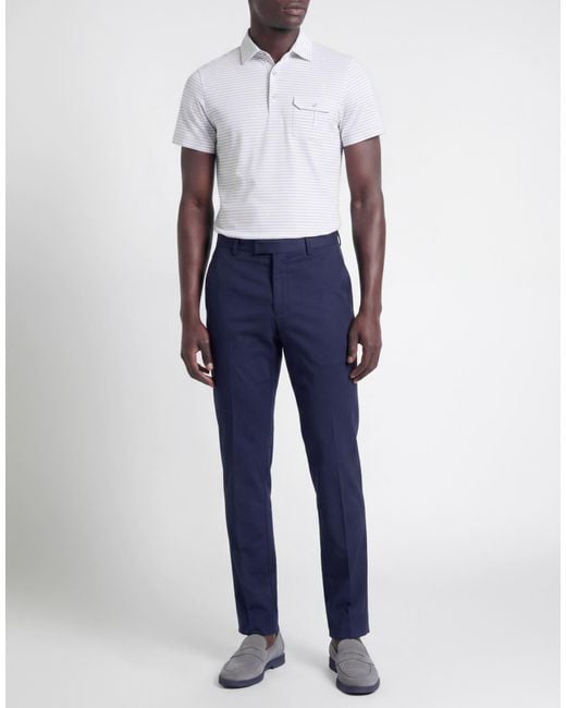 Polo Moorer de hombre de color White