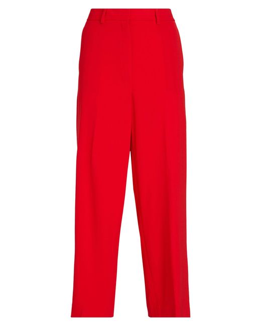 Theory Red Trouser