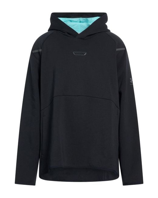 Under Armour Blue Sweatshirt Polyester, Cotton, Elastane for men