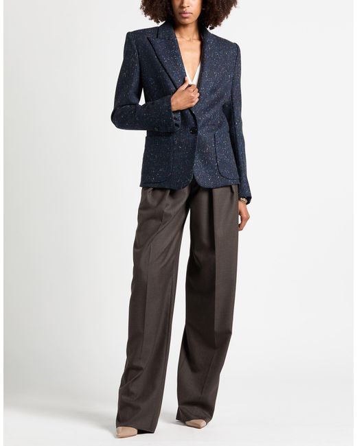 Alexandre Vauthier Blue Midnight Blazer Wool