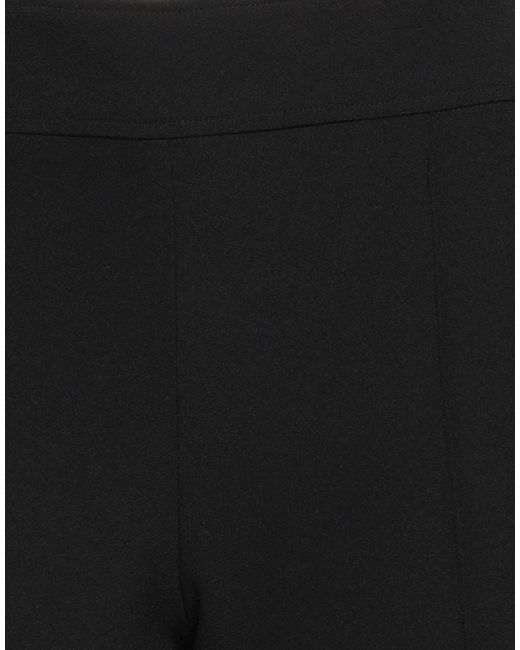 Semicouture Black Pants Polyester, Elastane