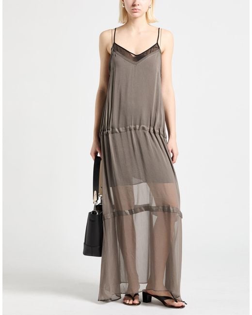 Isabel Benenato Brown Maxi Dresses