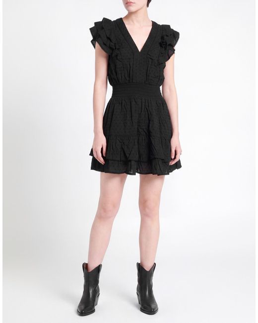 Poupette Black Mini Dress Cotton