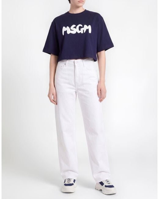 Camiseta MSGM de color Blue