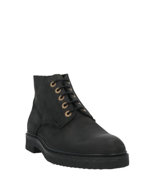 Hudson Black Ankle Boots for men