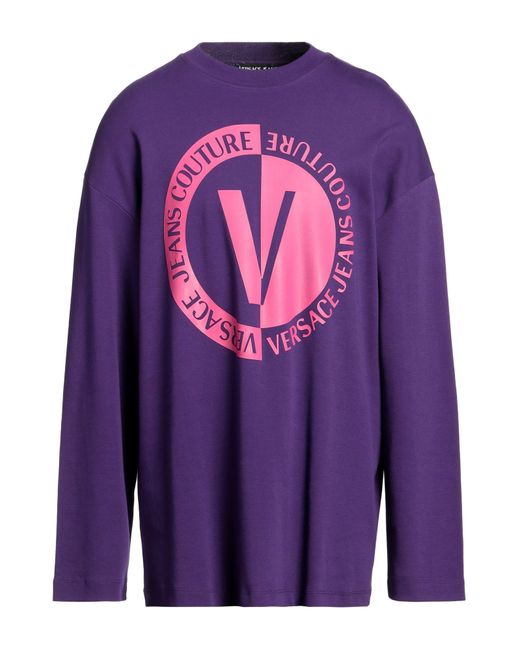 Camiseta Versace de hombre de color Purple