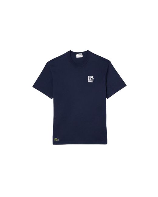 T-shirt Lacoste pour homme en coloris Blue