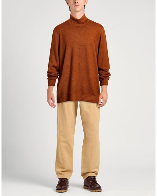 Gran Sasso Brown Turtleneck for men