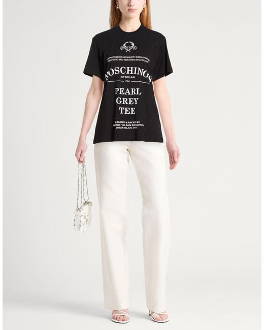 Moschino Black T-Shirt Cotton
