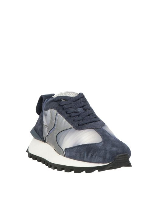 Voile Blanche Blue Midnight Sneakers Leather, Nylon