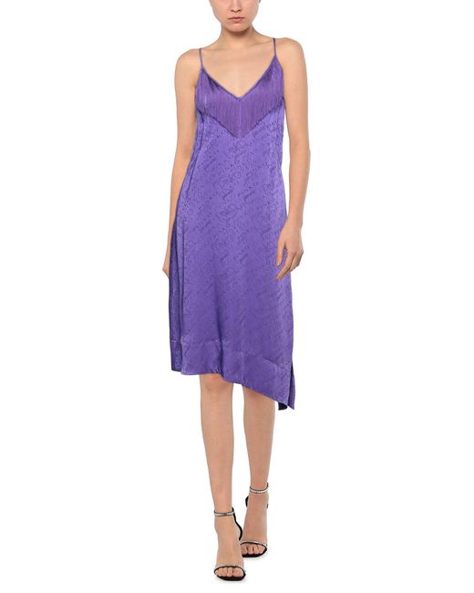 Pinko Purple Midi Dress