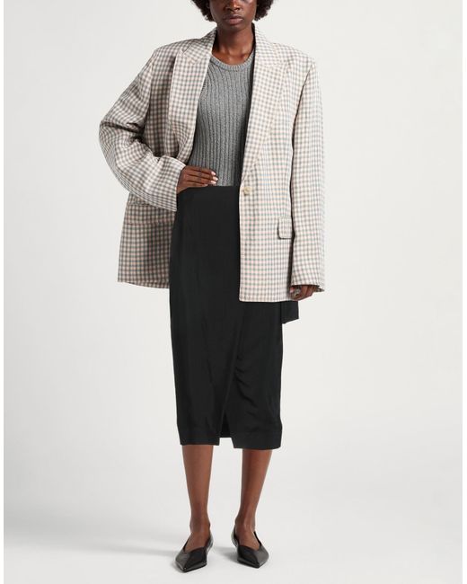 Gonna Midi di Semicouture in Black