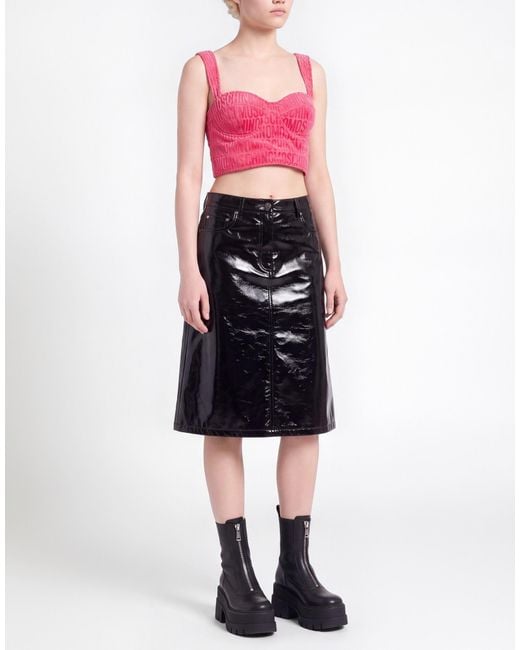 Moschino Pink Top Polyester, Cotton