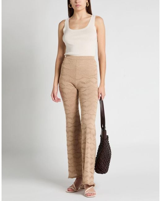Akep Natural Sand Pants Viscose, Polyamide, Polyester