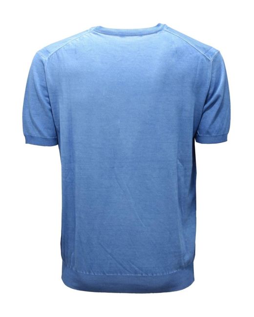 T-shirt di Kangra in Blue da Uomo