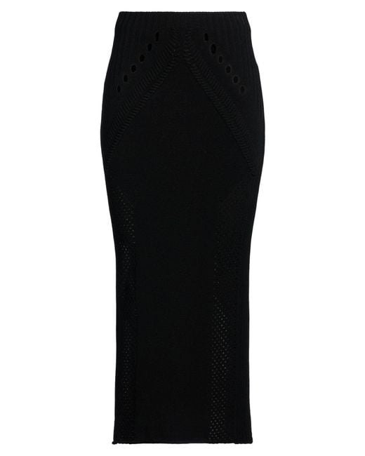 Circus Hotel Black Midi Skirts