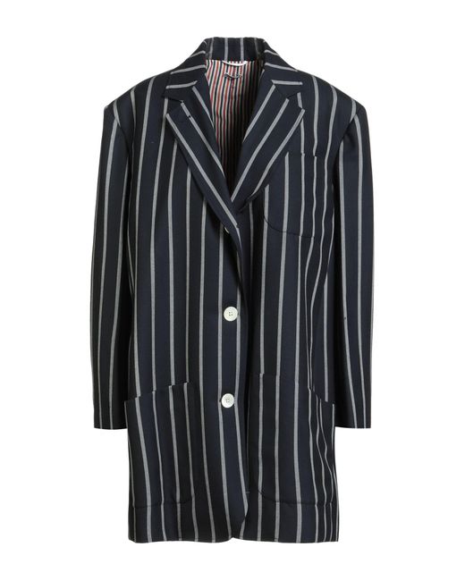 Thom Browne Gray Blazer Wool