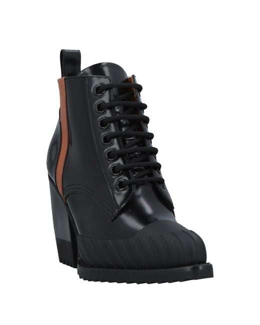 Chloé Black Ankle Boots