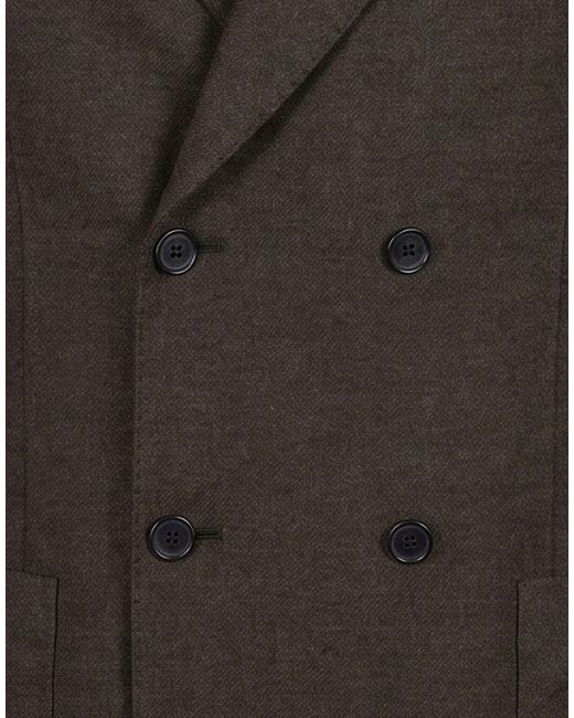 Caruso Black Blazer Wool for men