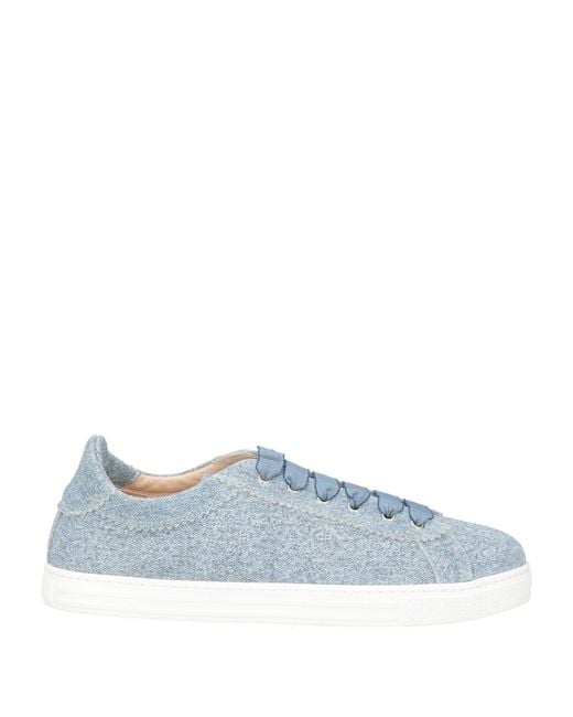 Agl Attilio Giusti Leombruni Blue Sneakers Textile Fibers