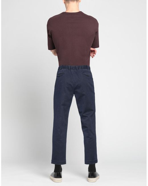 Santaniello Blue Trouser for men