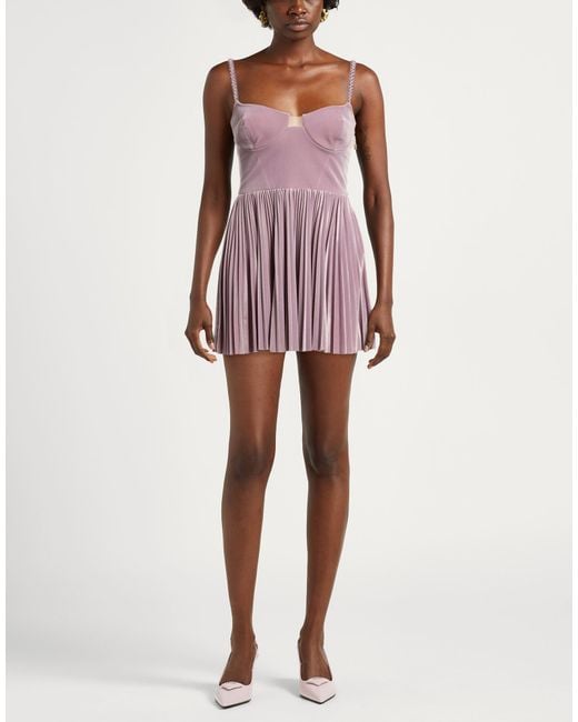 Elisabetta Franchi Purple Mini Dresses
