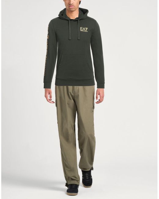 EA7 Green Sweatshirt for men