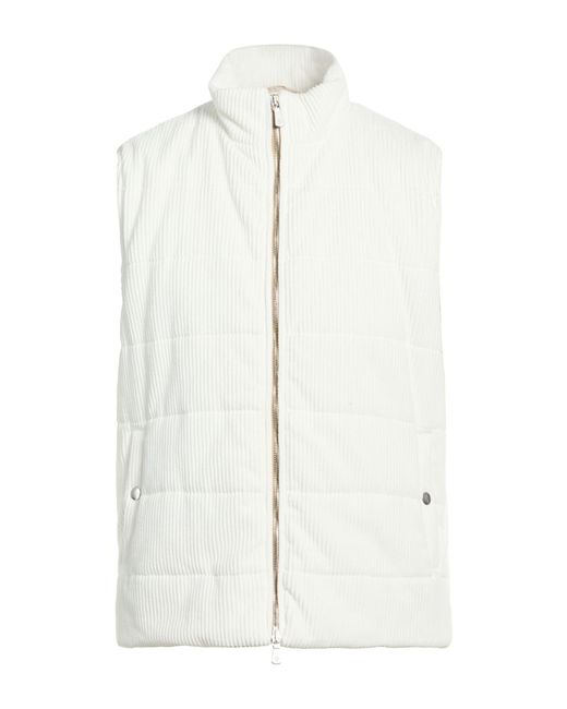 Chompa Sin Mangas Eleventy de hombre de color White