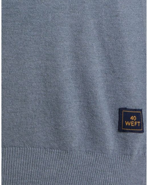 40weft Blue Sweaters for men