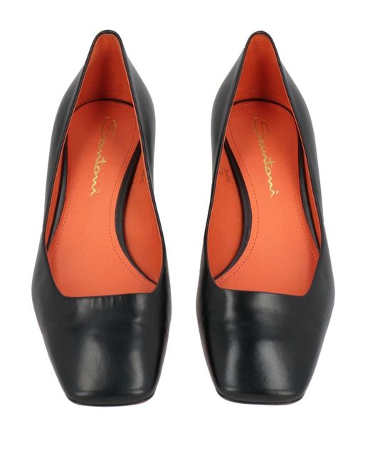 Santoni Brown Pumps Leather