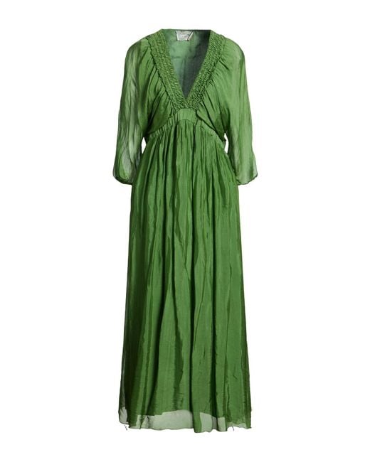 Kaos Green Midi Dress