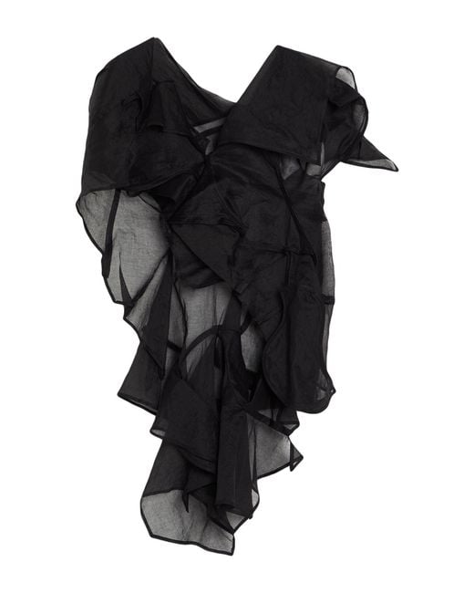 Yohji Yamamoto Black Top Cotton