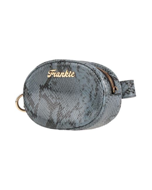Frankie Morello Gray Belt Bag