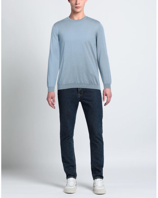 Giorgio Armani Blue Sweater for men
