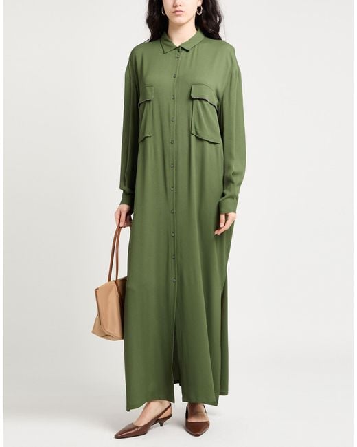 Fabiana Filippi Green Maxi Dress