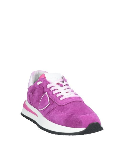 Philippe Model Purple Trainers