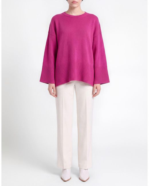 Carla G Pink Sweater Polyacrylic, Alpaca Wool, Polyamide, Polyester
