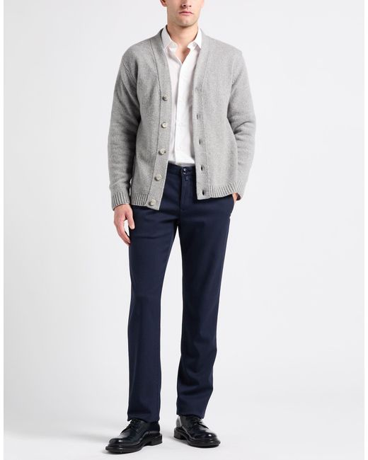 Jacob Cohen Blue Pants Virgin Wool, Elastane, Polyester, Cotton for men