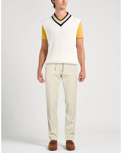 Mason's Natural Pants Cotton, Cashmere, Elastane for men