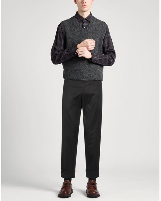 PT Torino Black Pants Cotton for men