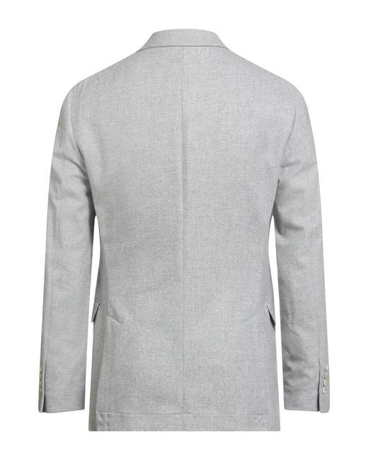 Brunello Cucinelli Gray Blazer for men