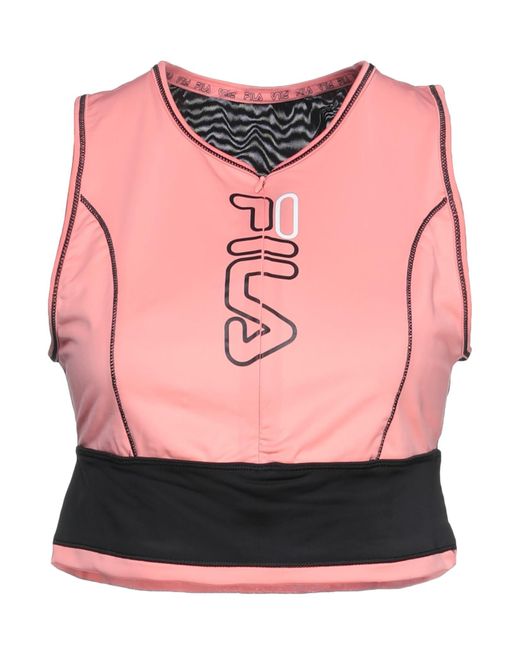 pink fila top