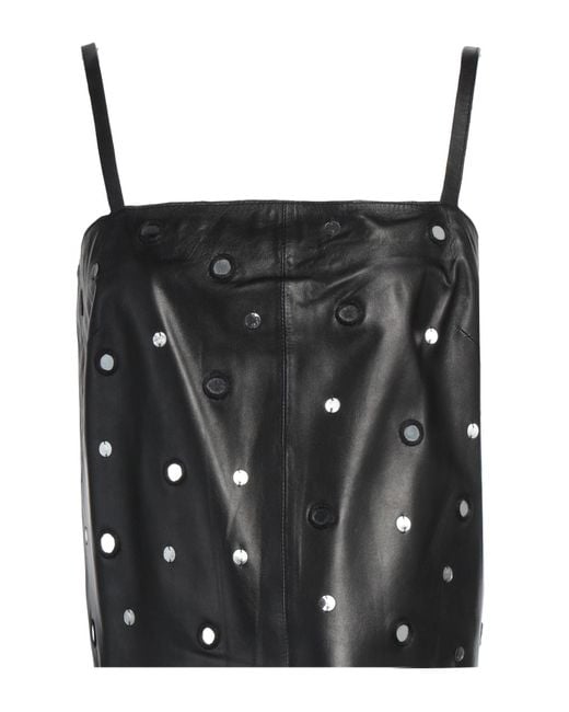 Alysi Black Crème Top Leather