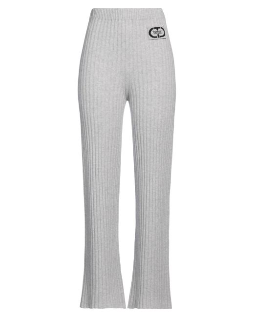 Twin Set Gray Light Pants Wool, Cashmere, Polyester